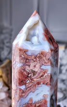 이미지를 갤러리 뷰어에 로드 , Pink & Blue Flower Agate Tower - Large 1.1kg #63