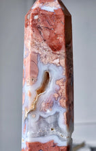 이미지를 갤러리 뷰어에 로드 , Pink & Blue Flower Agate Tower - 535g #65