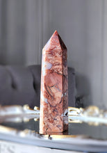 이미지를 갤러리 뷰어에 로드 , Pink & Blue Flower Agate Tower - 412g #67