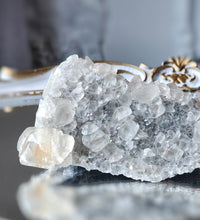 이미지를 갤러리 뷰어에 로드 , Grey & Red Calcite Cluster - 326g #70