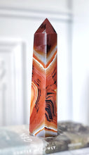 이미지를 갤러리 뷰어에 로드 , 40% OFF | Red & Black Agate Quartz Tower - 1.3kg #72 (chipped)