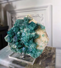 이미지를 갤러리 뷰어에 로드 , Green Fluorite Cluster - 1.73kg #89