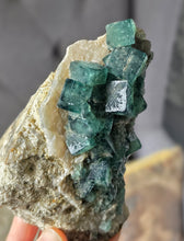 이미지를 갤러리 뷰어에 로드 , Green Fluorite Cluster - 589g #91