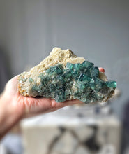 이미지를 갤러리 뷰어에 로드 , Green Fluorite Cluster - 589g #91