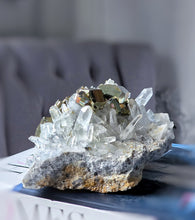 이미지를 갤러리 뷰어에 로드 , Pyrite in Clear Quartz Cluster - 965g #103