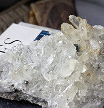 이미지를 갤러리 뷰어에 로드 , Pyrite in Clear Quartz Cluster - 667g #109