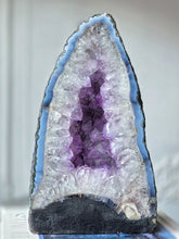 Load image into Gallery viewer, Amethyst x Blue Agate Cave / Geode - 8.92kg #100