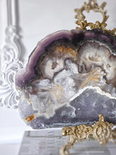 이미지를 갤러리 뷰어에 로드 , Snowflake Fluorite x Pyrite Slab - Thick 2.22kg #112