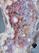 이미지를 갤러리 뷰어에 로드 , Pink Amethyst Slab on Black Stand - 2.35kg #121