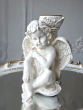 이미지를 갤러리 뷰어에 로드 , Large Angel Sphere Holder /decoration Stand / Candle Holder  - White
