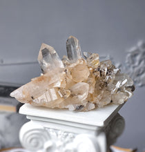 Load image into Gallery viewer, Golden Smoky Himalayan Quartz Cluster - 214g #436