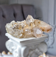 Load image into Gallery viewer, Golden Smoky Himalayan Quartz Cluster - 214g #436