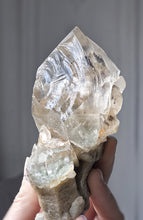 이미지를 갤러리 뷰어에 로드 , Green Chlorite Himalayan Quartz Cluster on Stand - 366g #445