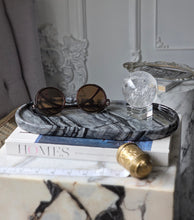 이미지를 갤러리 뷰어에 로드 , Brazilian Zebra Marble Stone Tray / Plate - 1.3kg #120