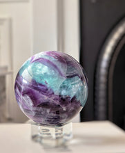 이미지를 갤러리 뷰어에 로드 , Rainbow Fluorite Sphere - 1.21kg #309