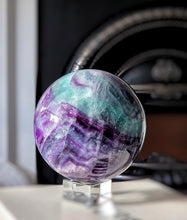 이미지를 갤러리 뷰어에 로드 , Large Rainbow Fluorite Sphere - 2.72kg #311