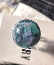 이미지를 갤러리 뷰어에 로드 , Rainbow Fluorite Sphere - 994g #312