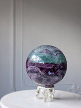 이미지를 갤러리 뷰어에 로드 , Large Rainbow Fluorite Sphere - 2.43kg #313