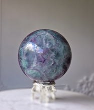 이미지를 갤러리 뷰어에 로드 , Large Rainbow Fluorite Sphere - 2.43kg #313