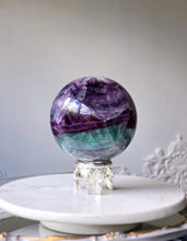 이미지를 갤러리 뷰어에 로드 , Large Rainbow Fluorite Sphere - 2.43kg #313