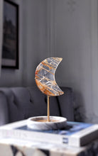 Load image into Gallery viewer, Golden Healer Moon on Gold Stand - 291g #100