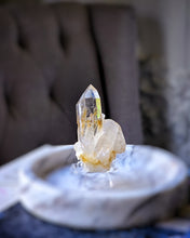 Load image into Gallery viewer, Golden Healer Quartz Point on Stand - mini 55g #271