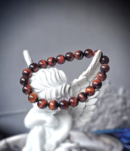 이미지를 갤러리 뷰어에 로드 , Red Tiger Eye Bracelet - 9mm #331