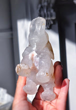 画像をギャラリービューアに読み込む, Flower Agate Elephant Carving - 345g #285