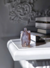 画像をギャラリービューアに読み込む, Brown Flower Agate Geode Elephant - small 148g #424