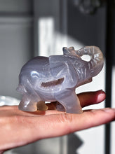 Cargar imagen en el visor de la galería, Agate Geode Elephant - small 126g #423