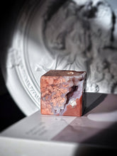 이미지를 갤러리 뷰어에 로드 , Druzy Pink & Blue Agate Cube - 181g #277