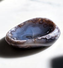 画像をギャラリービューアに読み込む, Black & Blue Flower Agate Bowl / Jewellery Bowl - 300g #386