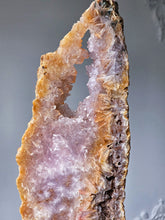 Cargar imagen en el visor de la galería, Pink Amethyst Slab on Black Stand - 1.68kg #49