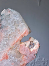 Load image into Gallery viewer, Pink Amethyst Slab on Black Stand - 1kg #70