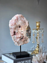 Load image into Gallery viewer, Pink Amethyst on Black Stand - 1.56kg #19