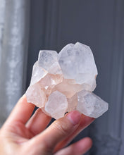 Cargar imagen en el visor de la galería, Pink Himalayan Quartz Cluster - small 208g #498