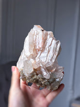 Cargar imagen en el visor de la galería, Double Terminated Himalayan Quartz Cluster x Green Chlorite & Red Hematite Inclusion - 628g #500