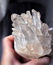 Load image into Gallery viewer, High Grade Himalayan Quartz Cluster on Clear Stand - 915g #519