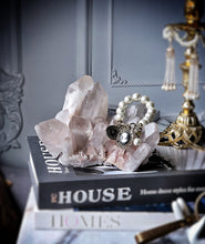 Load image into Gallery viewer, Smoky Pink Himalayan Quartz Cluster - 1.4kg #523