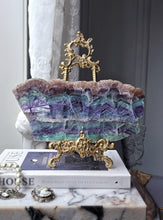 將圖片載入圖庫檢視器 Rainbow Fluorite Slab - 868g #537