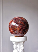 이미지를 갤러리 뷰어에 로드 , Large Fire Quartz / Red Hematoid Quartz Sphere - 1.5kg #24