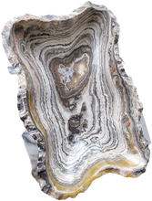 將圖片載入圖庫檢視器 Large Mexican Zebra Calcite / Onyx Bowl - 1.44kg #129