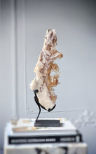 이미지를 갤러리 뷰어에 로드 , Pink Amethyst Flower Slab on Metal Stand - 1.45kg #107