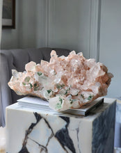 이미지를 갤러리 뷰어에 로드 , Large Pink Himalayan Quartz x Green Phantom Cluster - 8kg #311