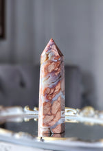 이미지를 갤러리 뷰어에 로드 , Pink & Blue Flower Agate Tower - 412g #67