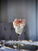 이미지를 갤러리 뷰어에 로드 , Red Phantom Quartz Cluster on Gold Stand - 538g #149