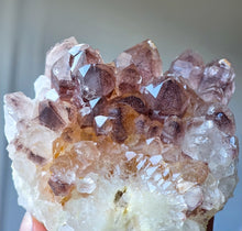 이미지를 갤러리 뷰어에 로드 , Red Phantom Quartz Cluster on Gold Stand - 538g #149