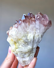 이미지를 갤러리 뷰어에 로드 , Red Phantom Quartz Cluster on Gold Stand - 538g #149