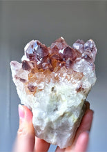 이미지를 갤러리 뷰어에 로드 , Red Phantom Quartz Cluster on Gold Stand - 538g #149