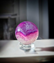 이미지를 갤러리 뷰어에 로드 , Rainbow Fluorite Sphere - 360g #317